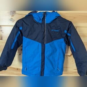 Columbia Kids XS Coat/Jacket Blue Boys/Gender Neutral Outerwear Hiking Winter